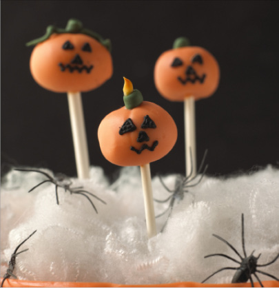 Halloween Pumpkin Cake Pops