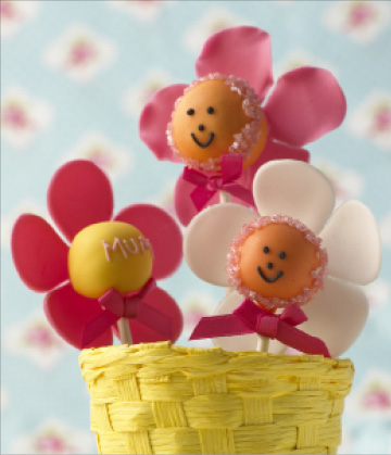 Mother's Day Flower Cake Pops