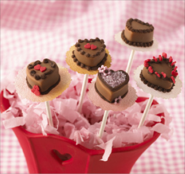 Valentine Chocolate Cake Pops