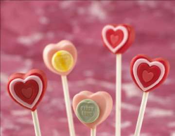 Valentine Loveheart Cake Pops