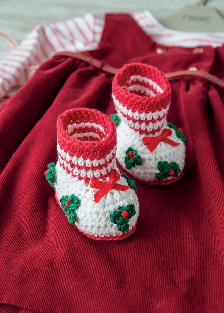 Christmas Booties to Stitch