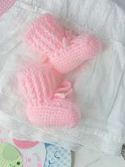 Pretty in Pink Booties