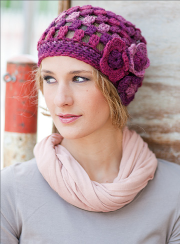 Flirty Flowers Beanie