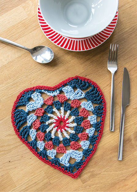 Granny Square Table Mat