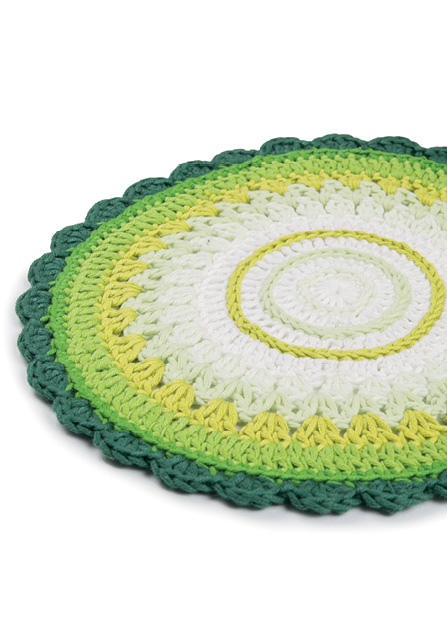 Shades of Green Mandala