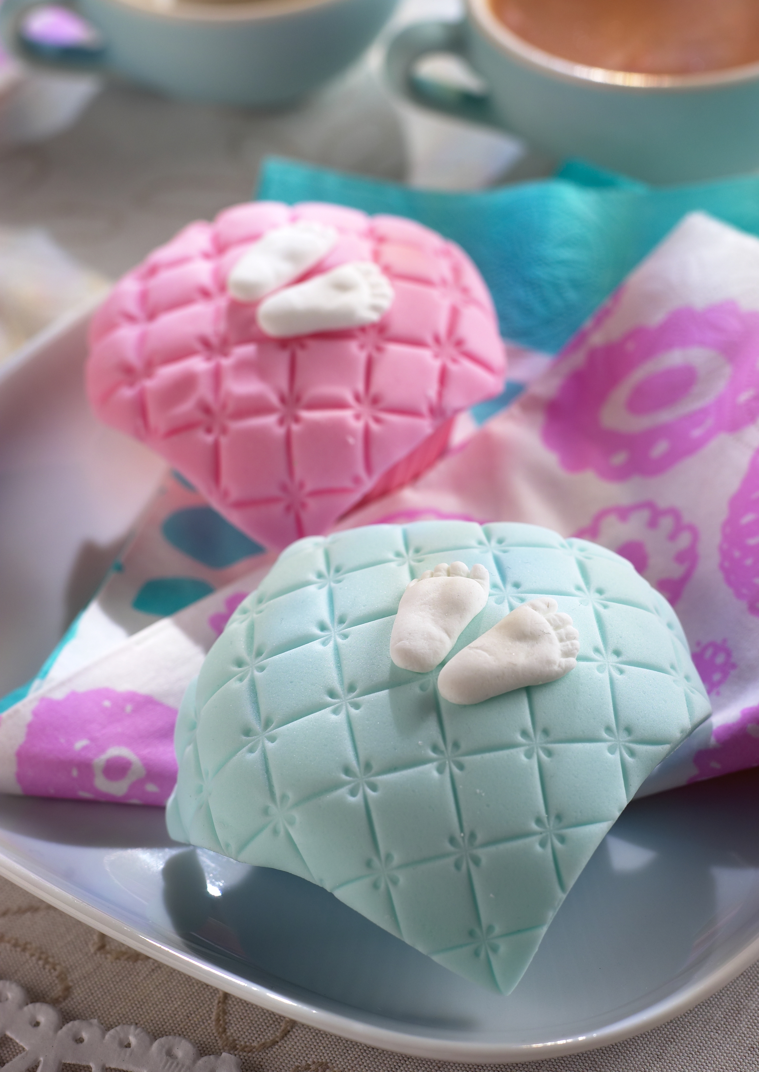 Baby Blanket Cupcakes