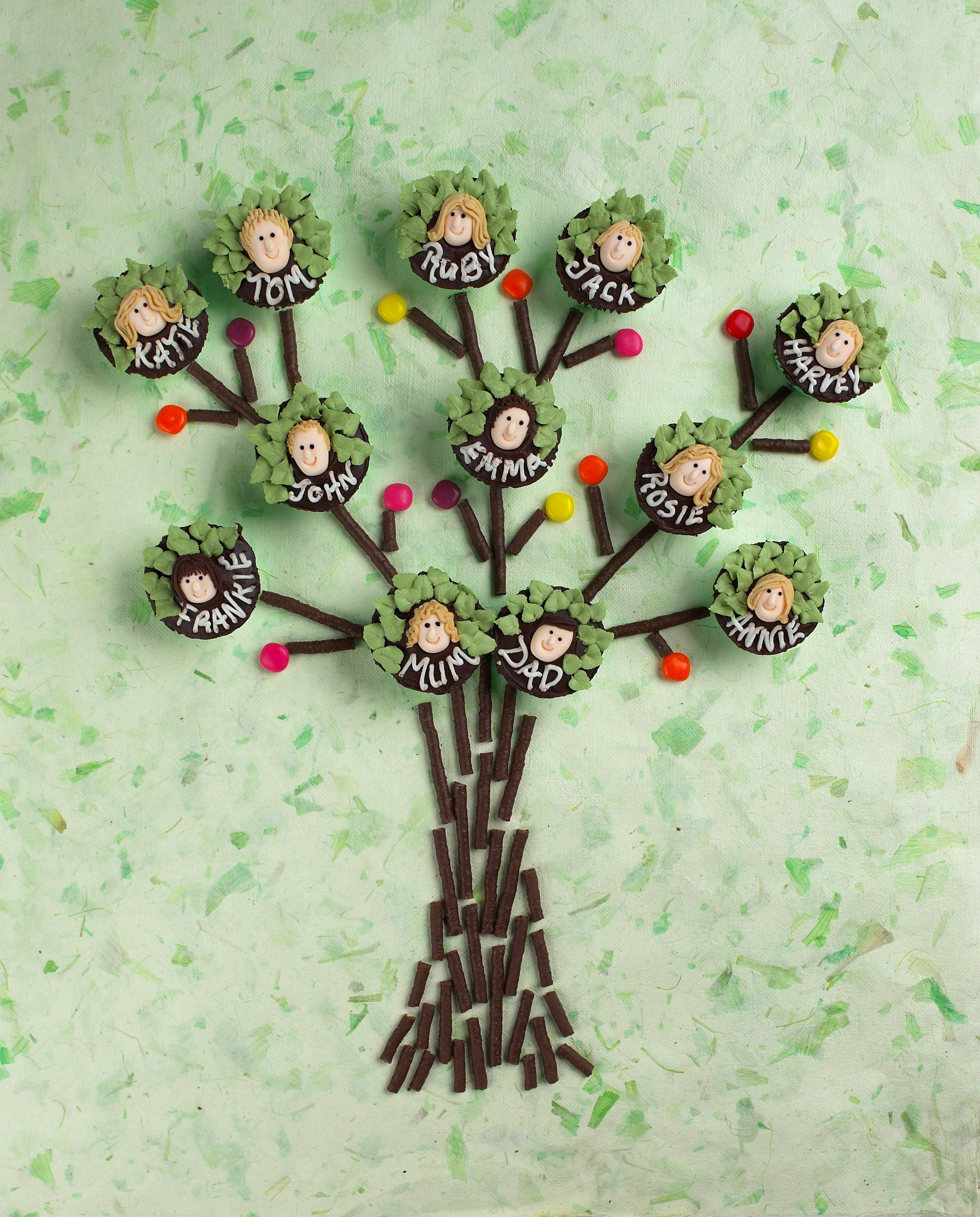 Family Tree Cupcakes