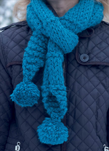 Pompom Scarf