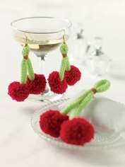 Cherry Brooch and Earrings