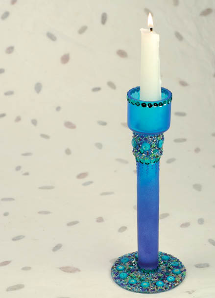 Encrusted Candle