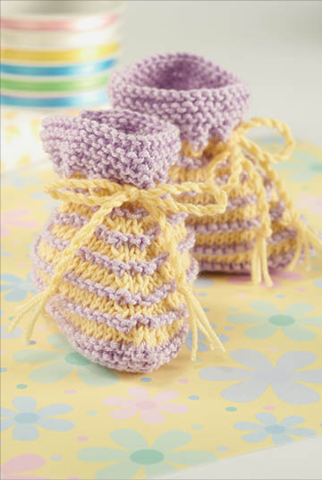 Fairy Slipper Bootees