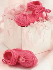 Pretty in Pink Bootees