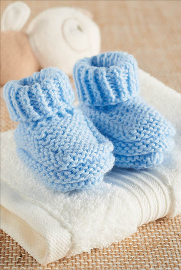Simply Blue Bootees