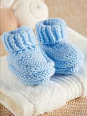 Simply Blue Bootees