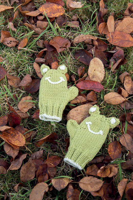 Frog Baby Mitts