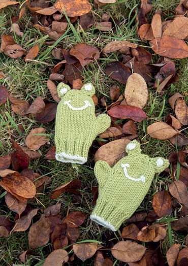 Frog Baby Mitts