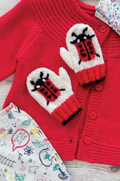 Ladybird Baby Mitts
