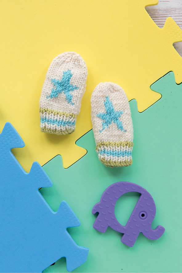 Little Star Baby Mitts