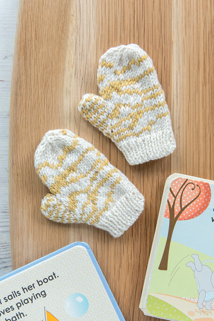 Tiger Stripes Baby Mitts