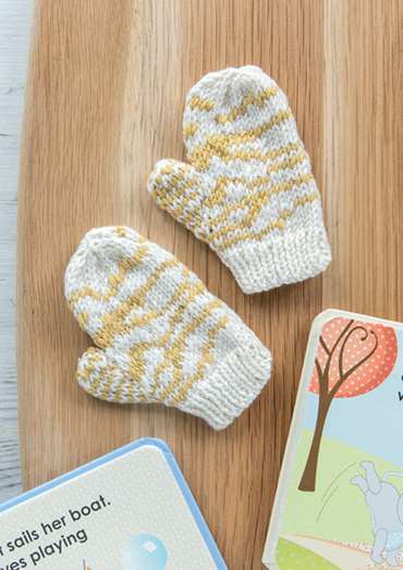 Tiger Stripes Baby Mitts