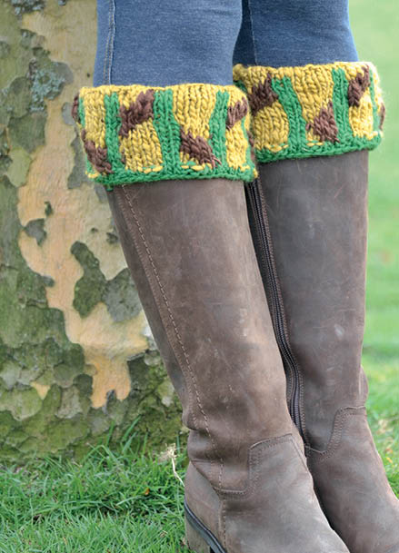 Art Deco Autumn Boot Cuffs