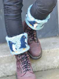 March of the Penguins Boot Cuffs