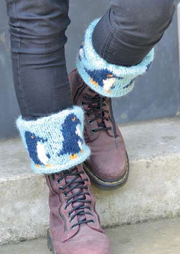 March of the Penguins Boot Cuffs