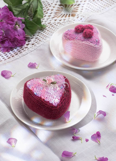 Raspberry Heart Cake