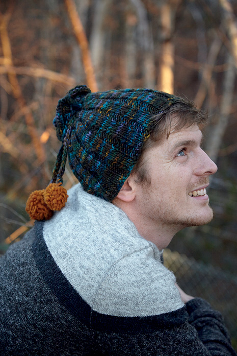 Ribbed Pompom Hat