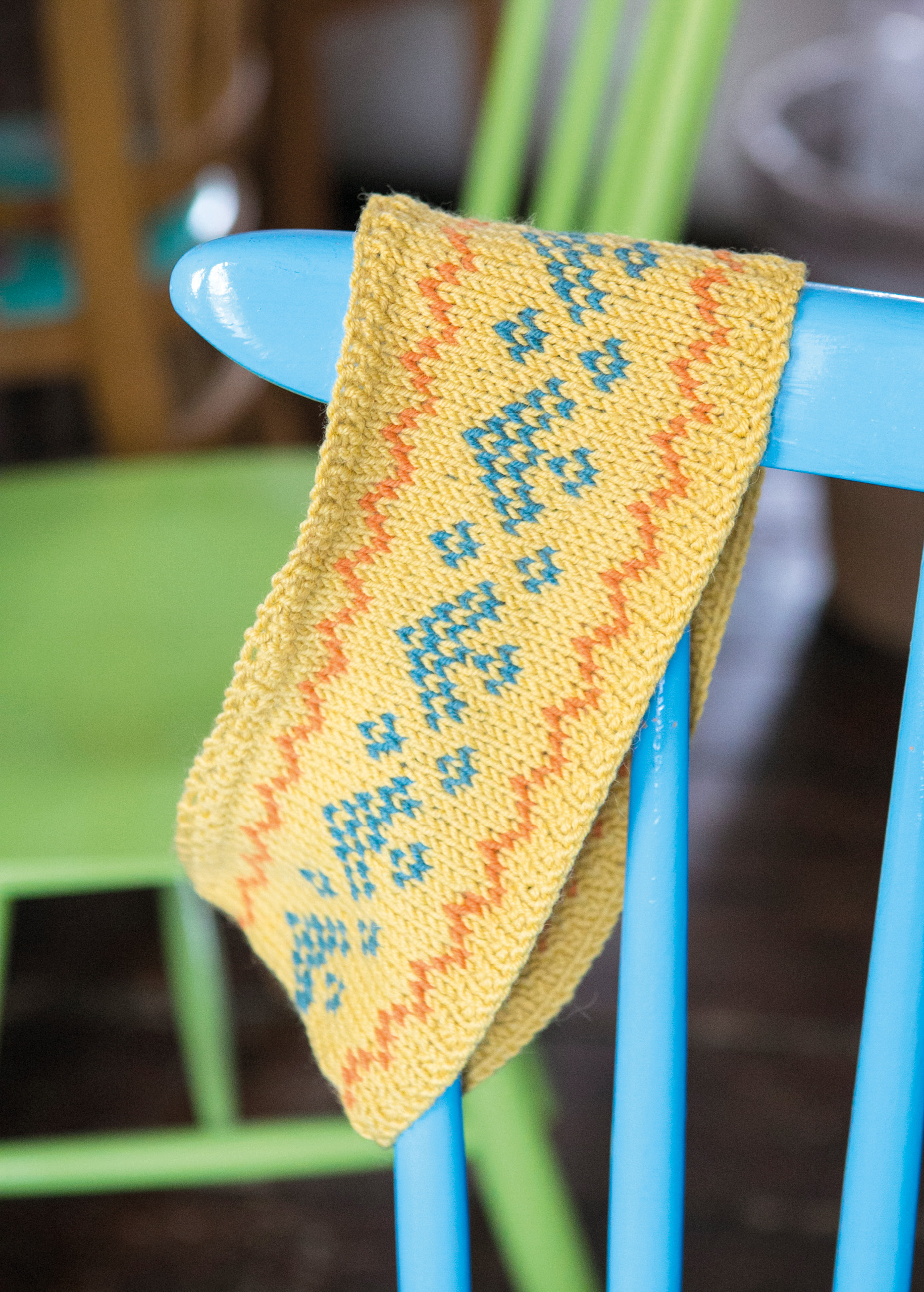 Diamond Fair Isle Headband