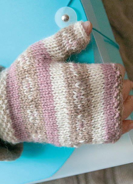 Pretty Pastel Wrist Warmers