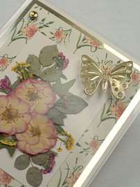Butterfly and Roses Card