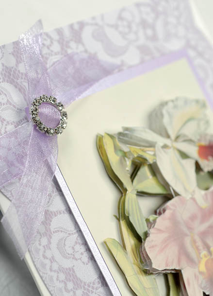 Cattleya Orchid Card