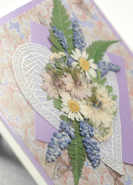 Hearts and Flowers Card