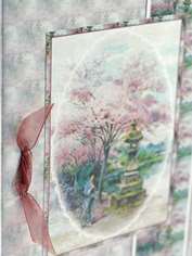 Oriental Cherry Tree Card