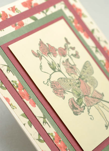 Sweet Pea Fairy Card