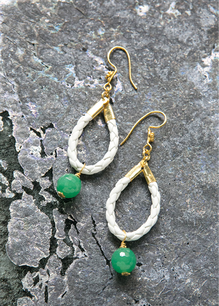 Plaited Cord Earrings