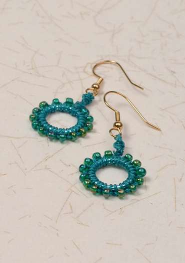 Sea-Green Earrings