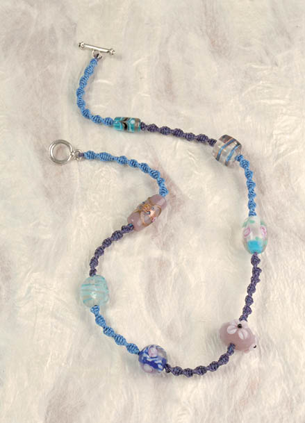 Two-Tone Spiral Necklace