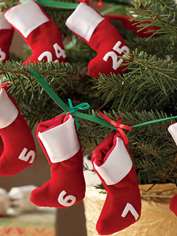Advent Stockings Bunting