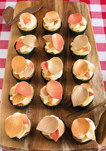 Autumn Gold Cupcakes