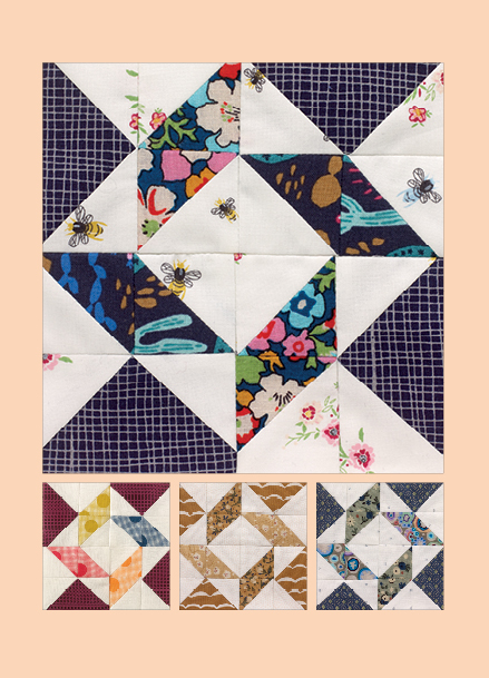 windblown square quilt pattern