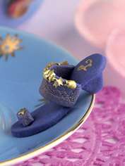Purple Lace Sandal