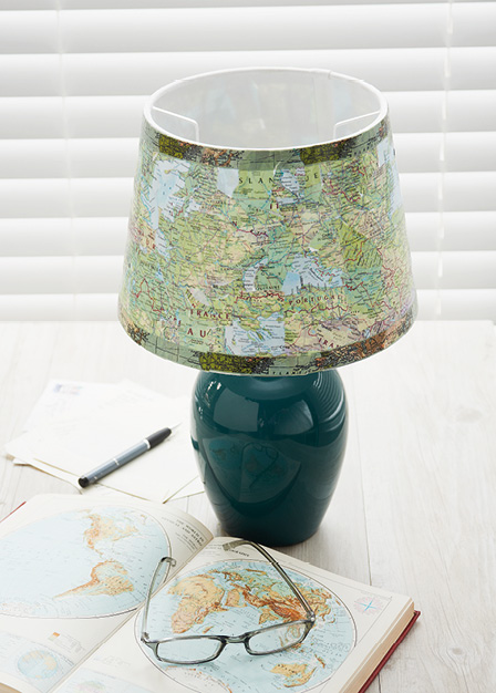 Map Lampshade