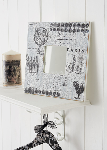 Parisian Crackle Mirror