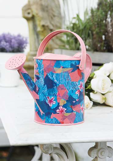 Patchwork Watering Can