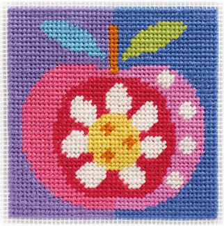 Needlepoint Apple