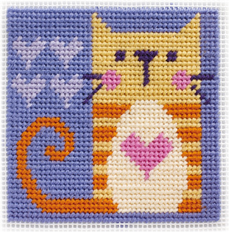 Needlepoint Cat