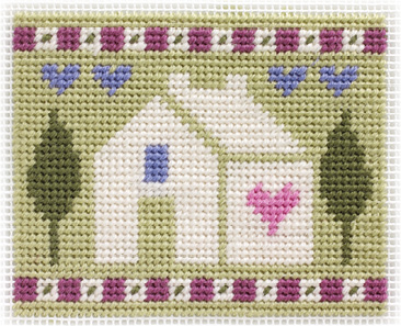 Folk House Needlepoint