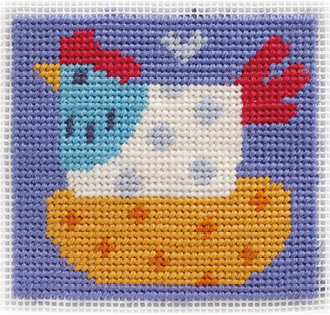 Nesting Hen Needlepoint